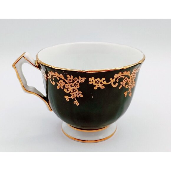 Aynsley England Emerald Violet Tea Cup And Saucer 2917 - Picture 9 of 12